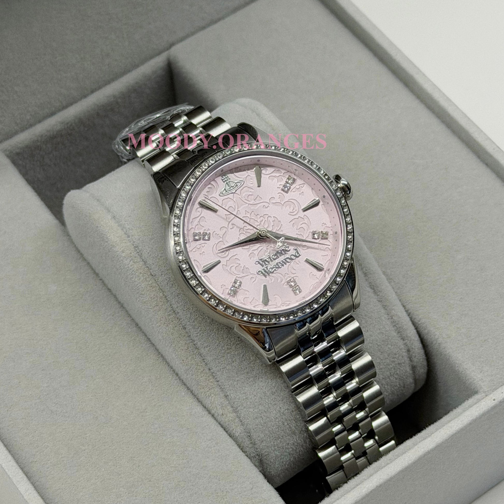 Vivienne Westwood Pink Little Wallace Watch - MOODY ORANGES