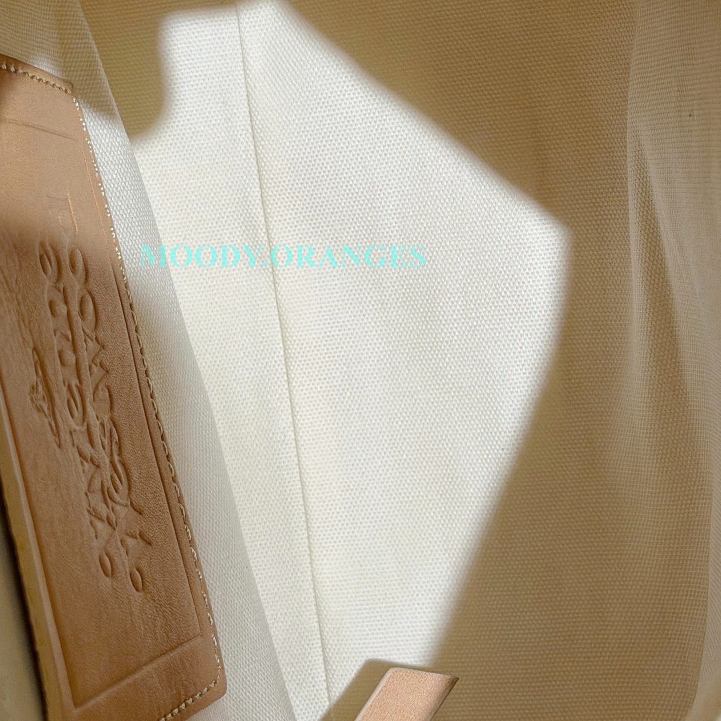 Vivienne Westwood Beige Canvas Cylinder Bag