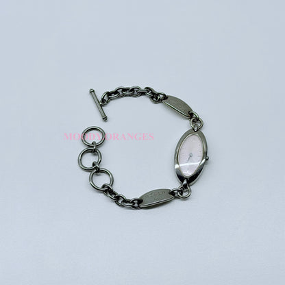 Vivienne Westwood Oval-shaped Pink Watch Bracelet