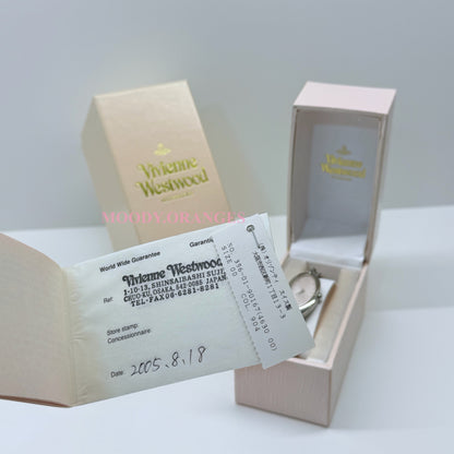Vivienne Westwood Oval-shaped Pink Watch Bracelet