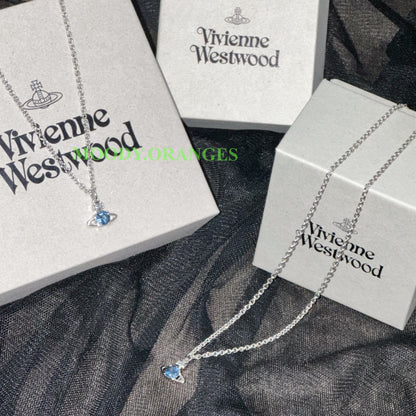 Vivienne Westwood Reina Blue Necklace