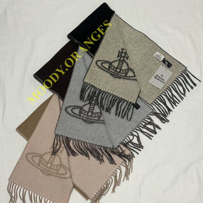 Vivienne Westwood Single Orb Double Scarf