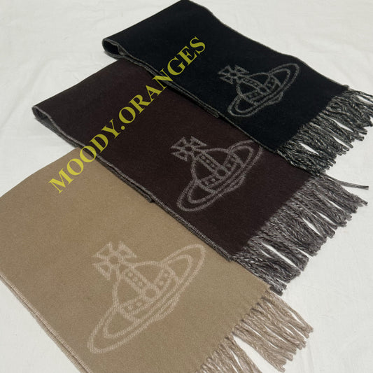 Vivienne Westwood Single Orb Double Scarf