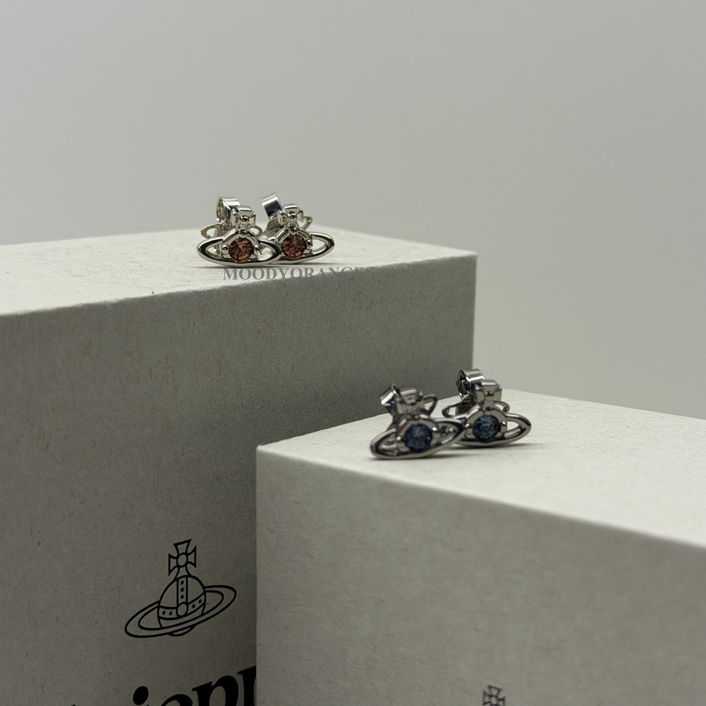 Vivienne Westwood Nano Solitaire Earrings - MOODY ORANGES