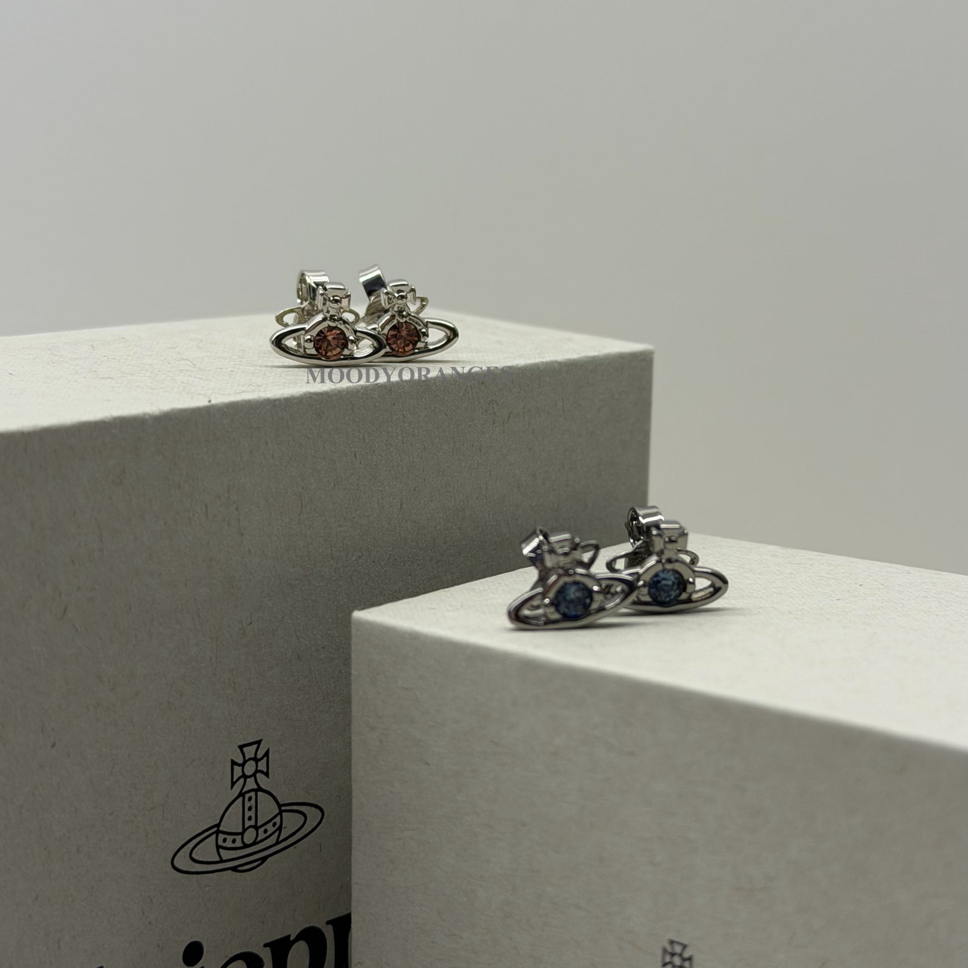 Vivienne Westwood Nano Solitaire Earrings - MOODY ORANGES