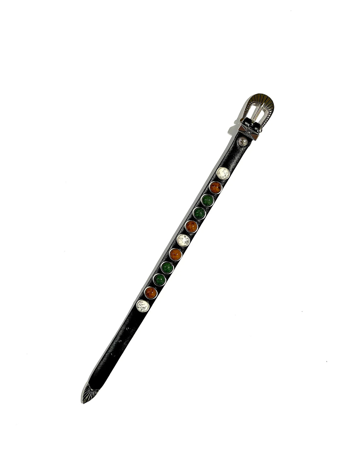 TOGA TOO Stone leather bangle