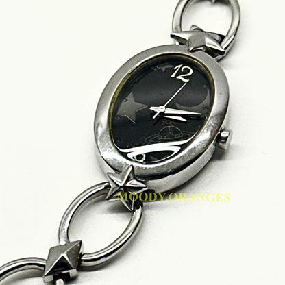 Vivienne Westwood Oval-Shaped Vintage Chain Bracelet Watch