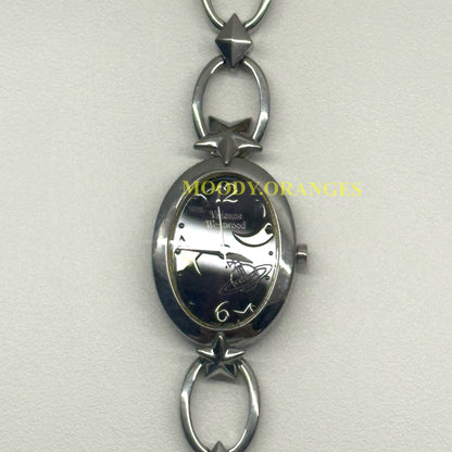 Vivienne Westwood Oval-Shaped Vintage Chain Bracelet Watch