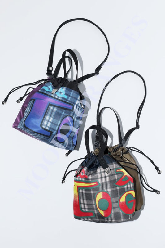 TOGA TOO Check Logo Tote Bag