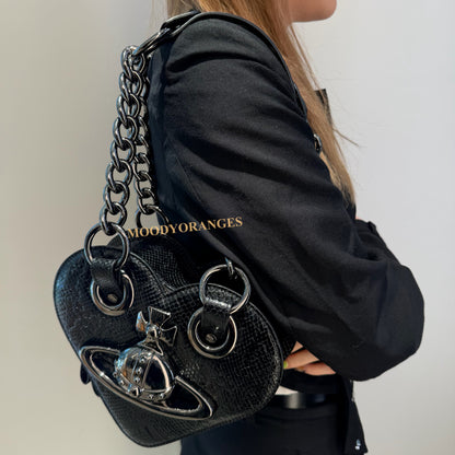 Vivienne Westwood Orb Chain Handbag - MOODY ORANGES