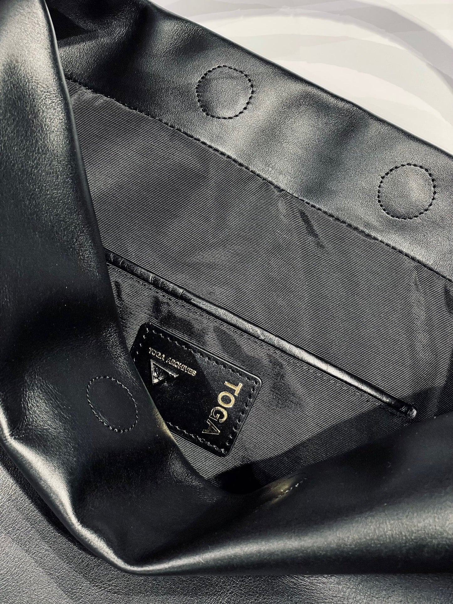 TOGA Leather Big Ribbon Bag