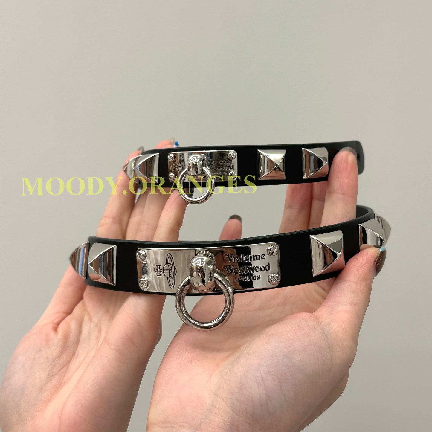 Vivienne Westwood Polly Leather Choker & Bracelet