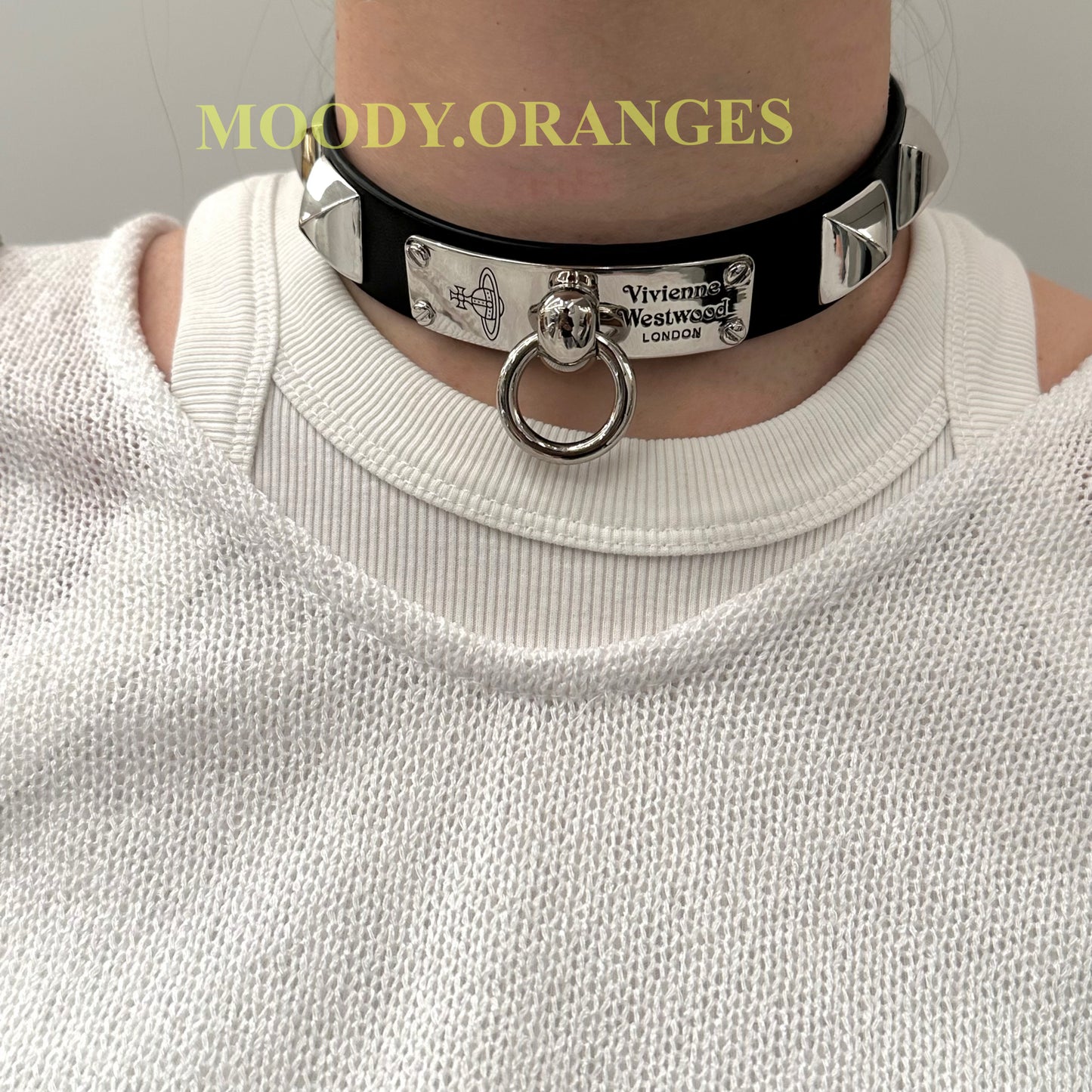 Vivienne Westwood Polly Leather Choker & Bracelet