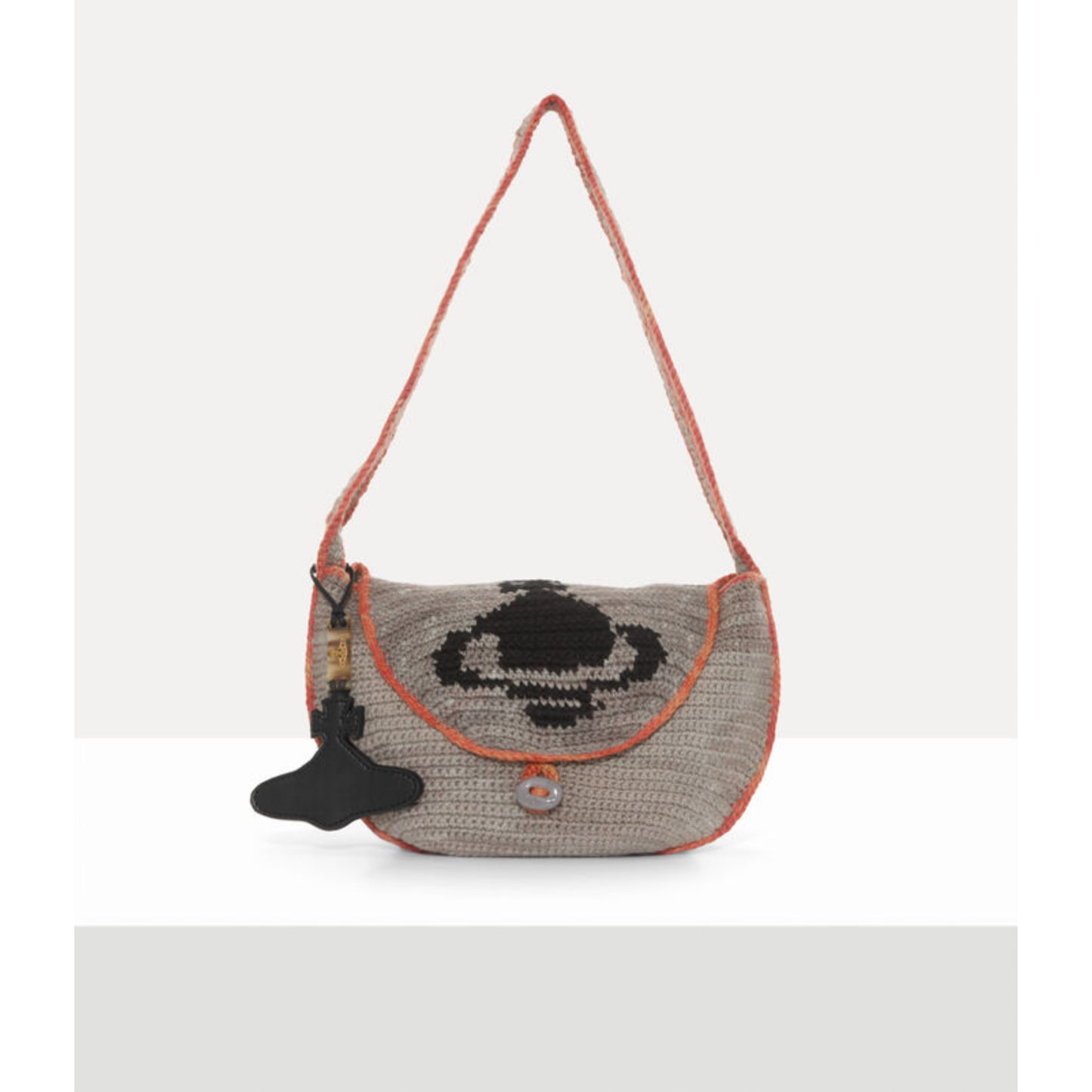 Vivienne Westwood Lucky Halfmoon Crochet Bag
