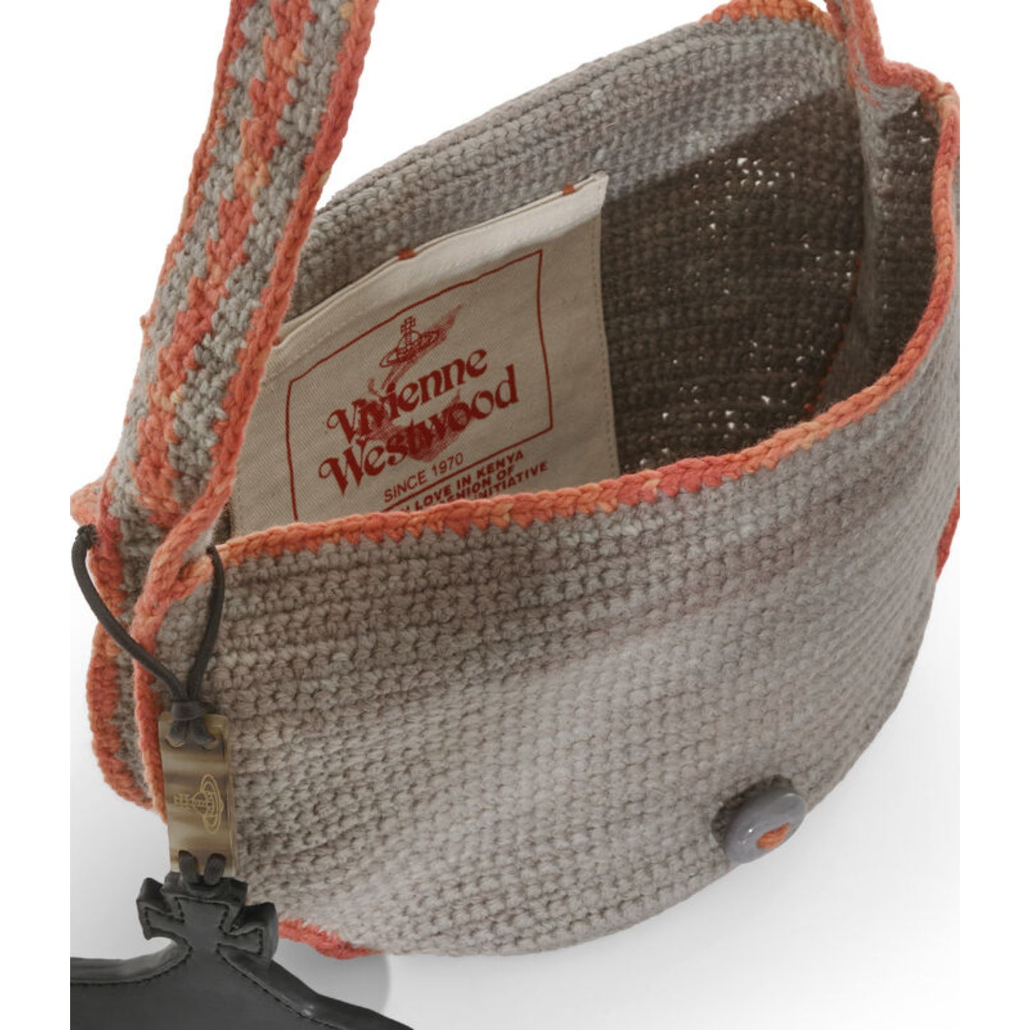 Vivienne Westwood Lucky Halfmoon Crochet Bag