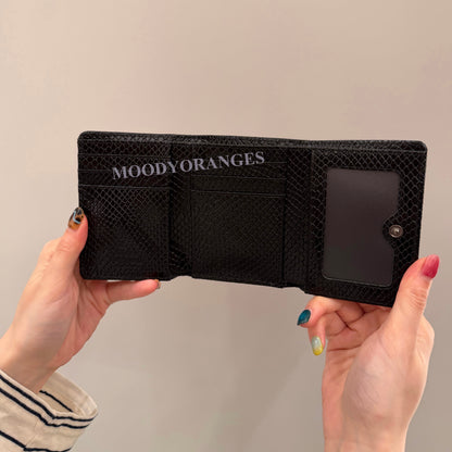 Vivienne Westwood Python-effect Leather Wallet - MOODY ORANGES