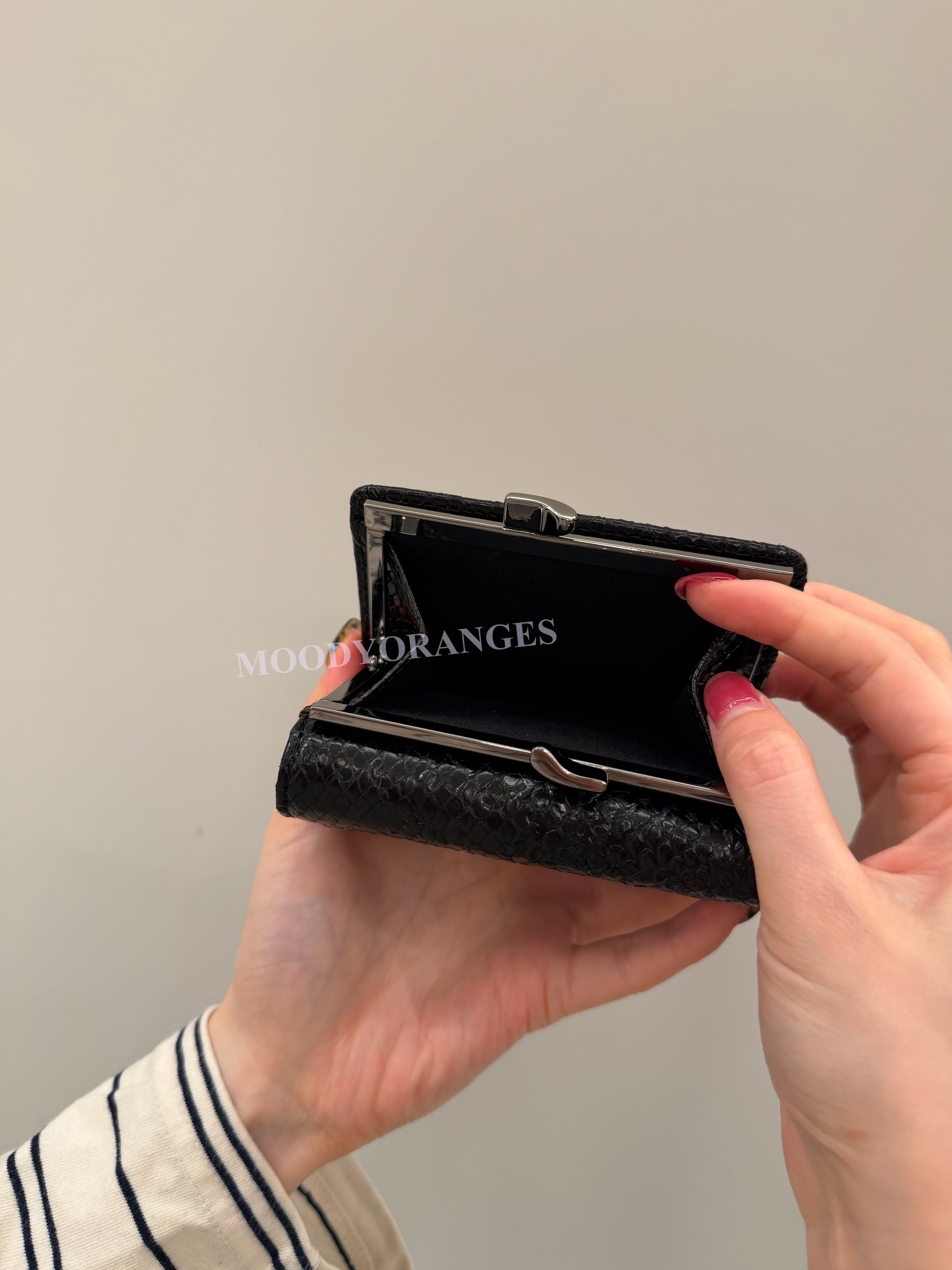 Vivienne Westwood Python-effect Leather Wallet - MOODY ORANGES