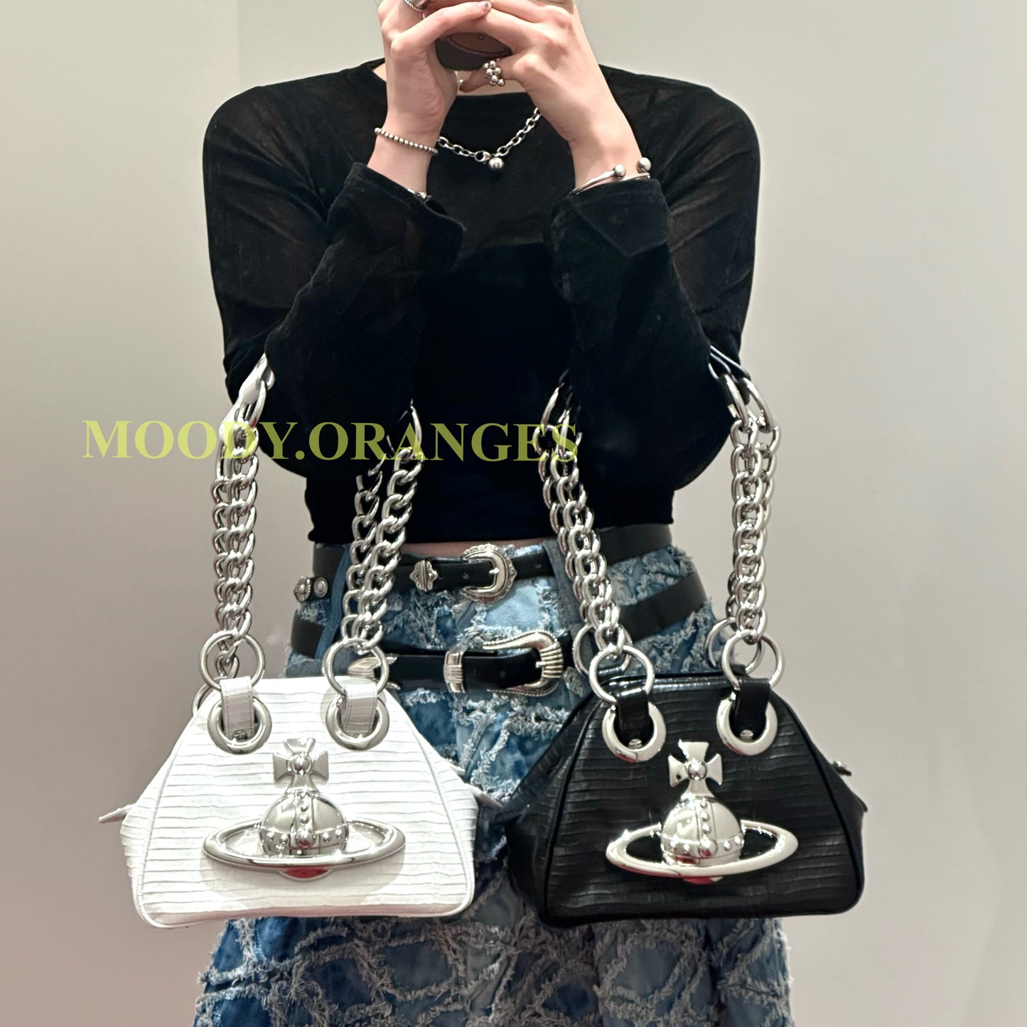 Vivienne Westwood Archive Orb Chain Handbag