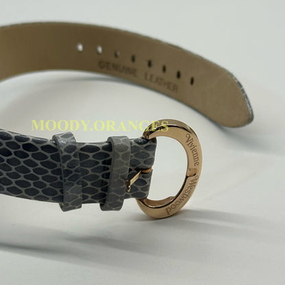Vivienne Westwood Oval-Shaped Vintage Snake Leather Watch