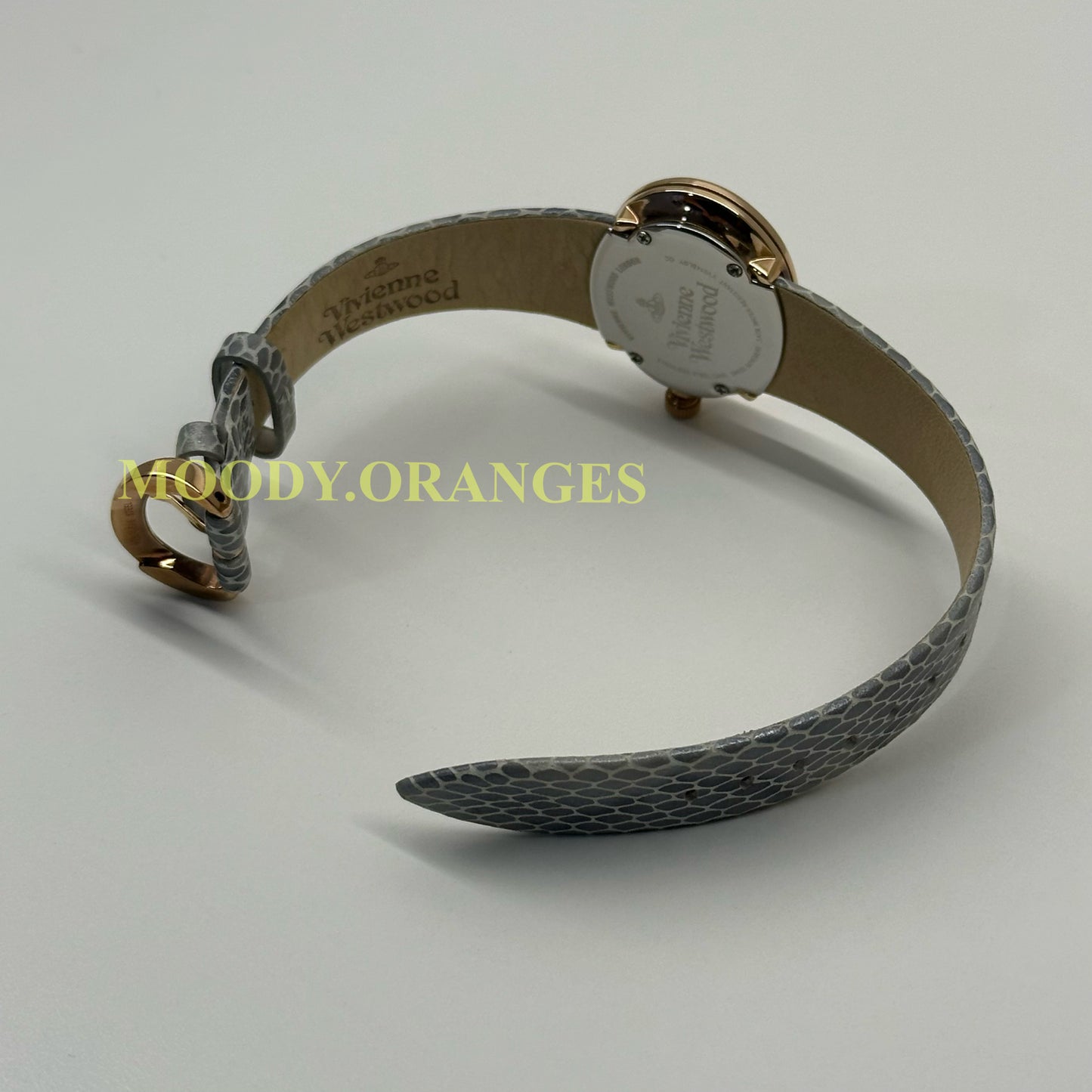 Vivienne Westwood Oval-Shaped Vintage Snake Leather Watch