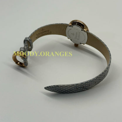 Vivienne Westwood Oval-Shaped Vintage Snake Leather Watch
