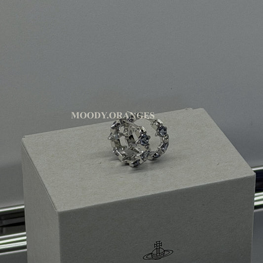 Vivienne Westwood Warwick Blue Earrings - MOODY ORANGES