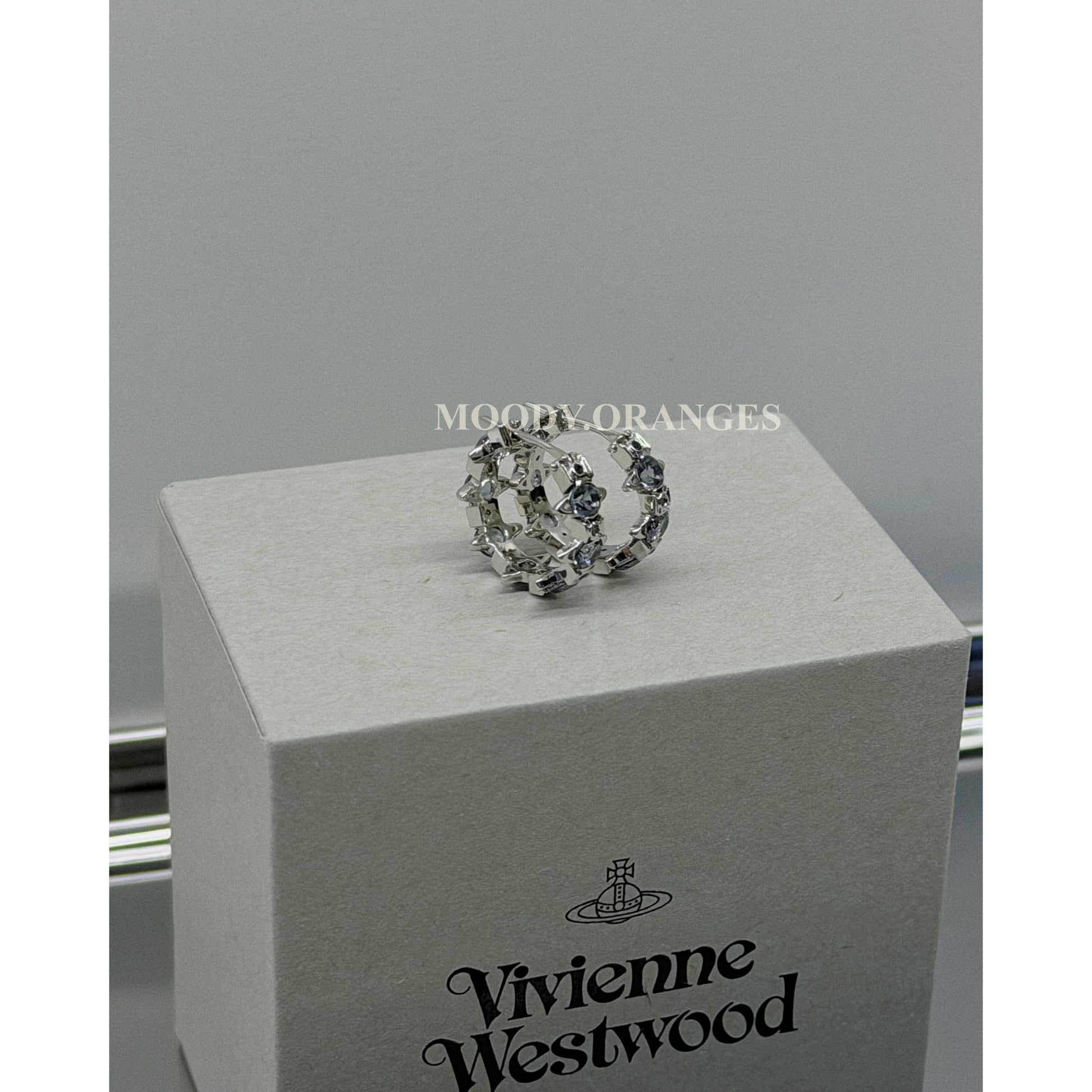 Vivienne Westwood Warwick Blue Earrings - MOODY ORANGES