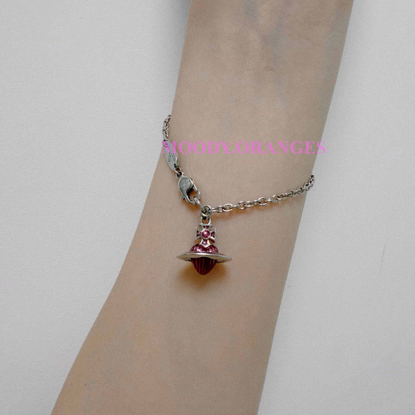 Vivienne Westwood Fabianna Rose Heart Accessories - MOODY ORANGES