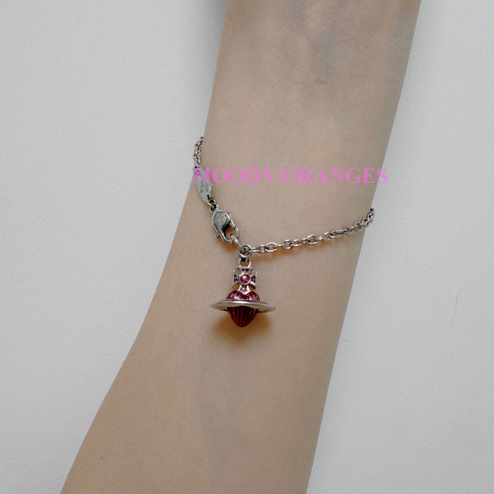 Vivienne Westwood Fabianna Rose Heart Accessories - MOODY ORANGES
