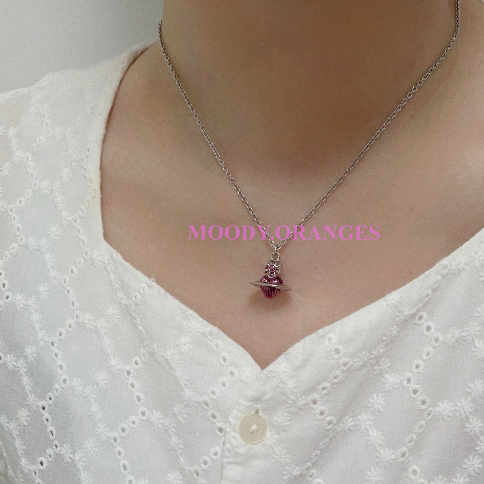 Vivienne Westwood Fabianna Rose Heart Accessories - MOODY ORANGES