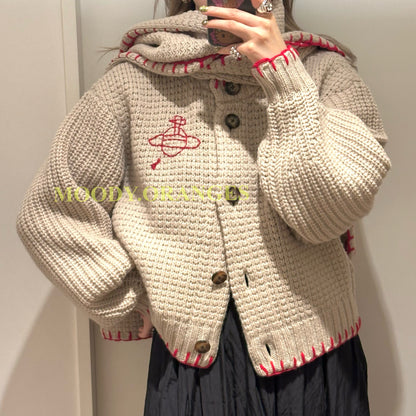 Vivienne Westwood Red Label Cardigan with Scarf