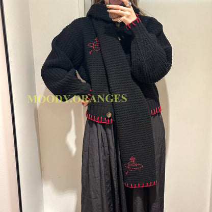 Vivienne Westwood Red Label Cardigan with Scarf