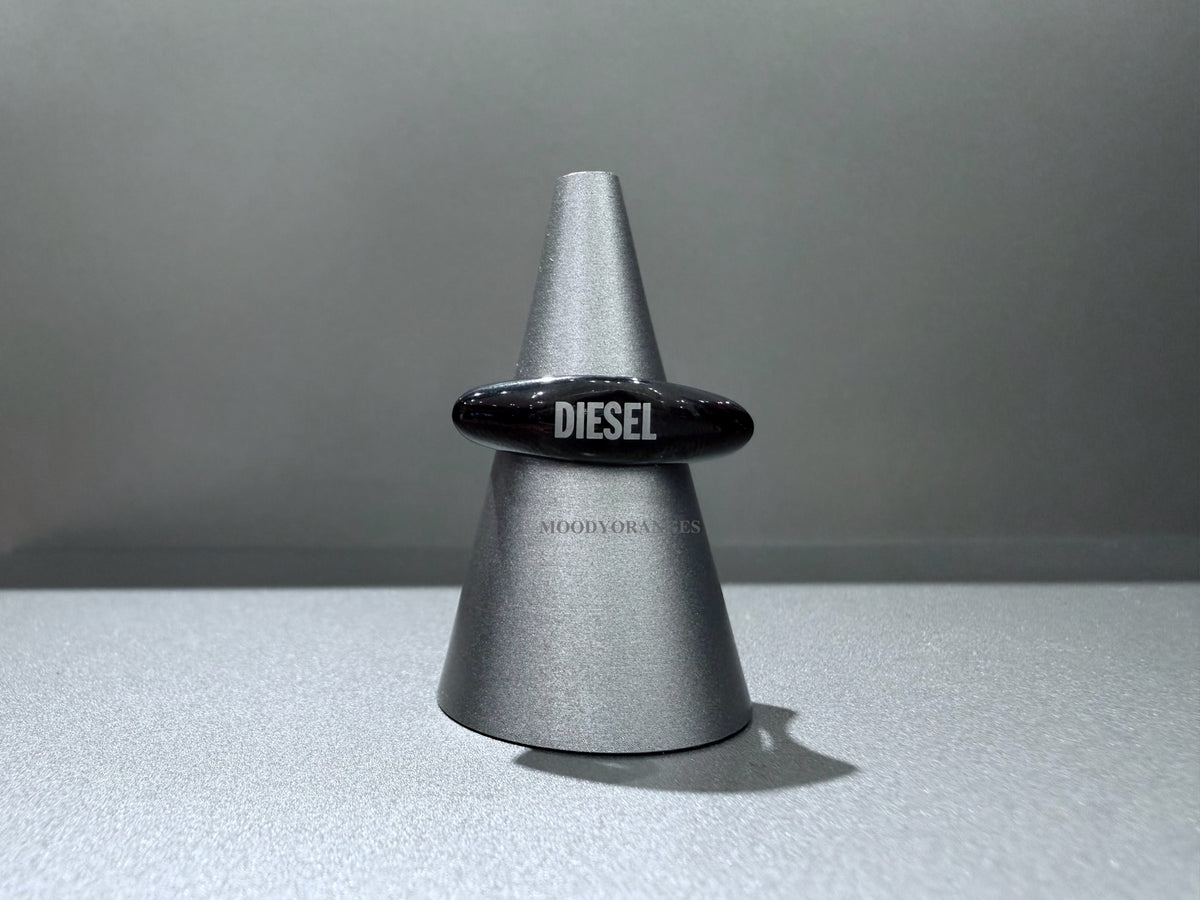 Diesel Black Stainless Steel Band Ring
