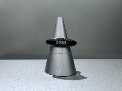 Diesel Black Stainless Steel Band Ring
