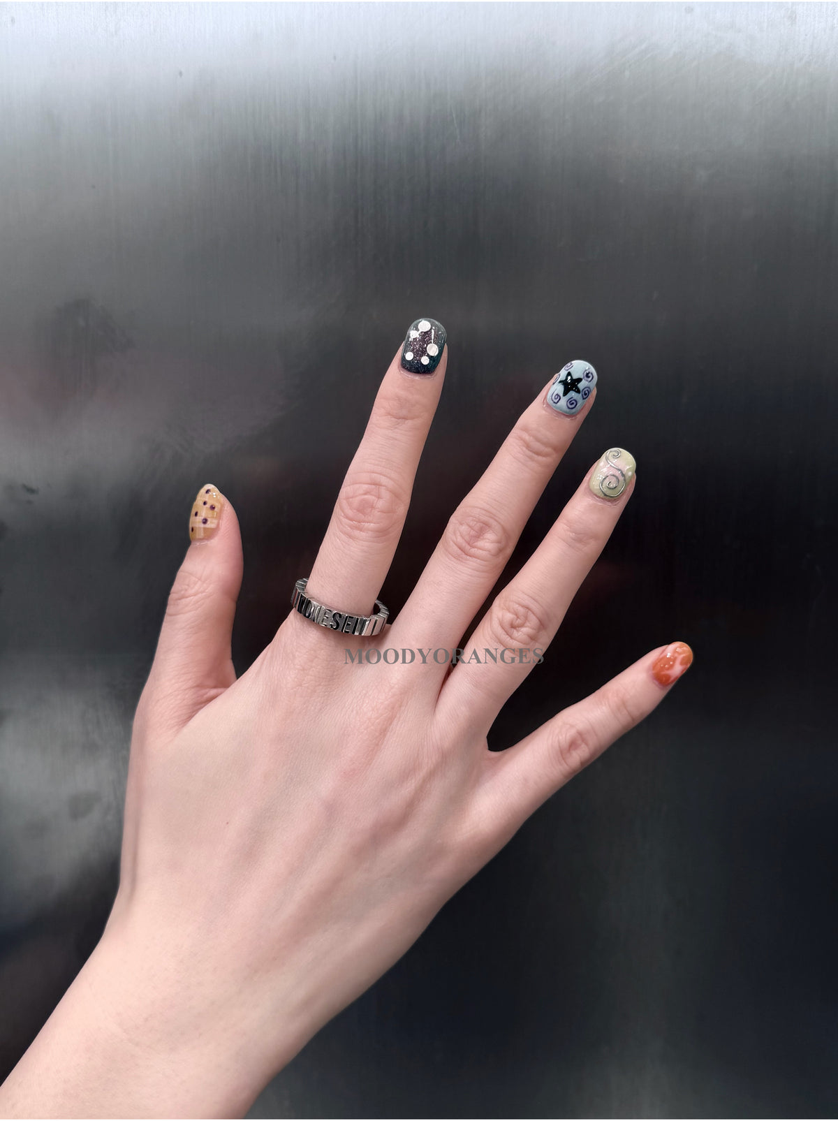 Diesel Stainless Steel Band Ring