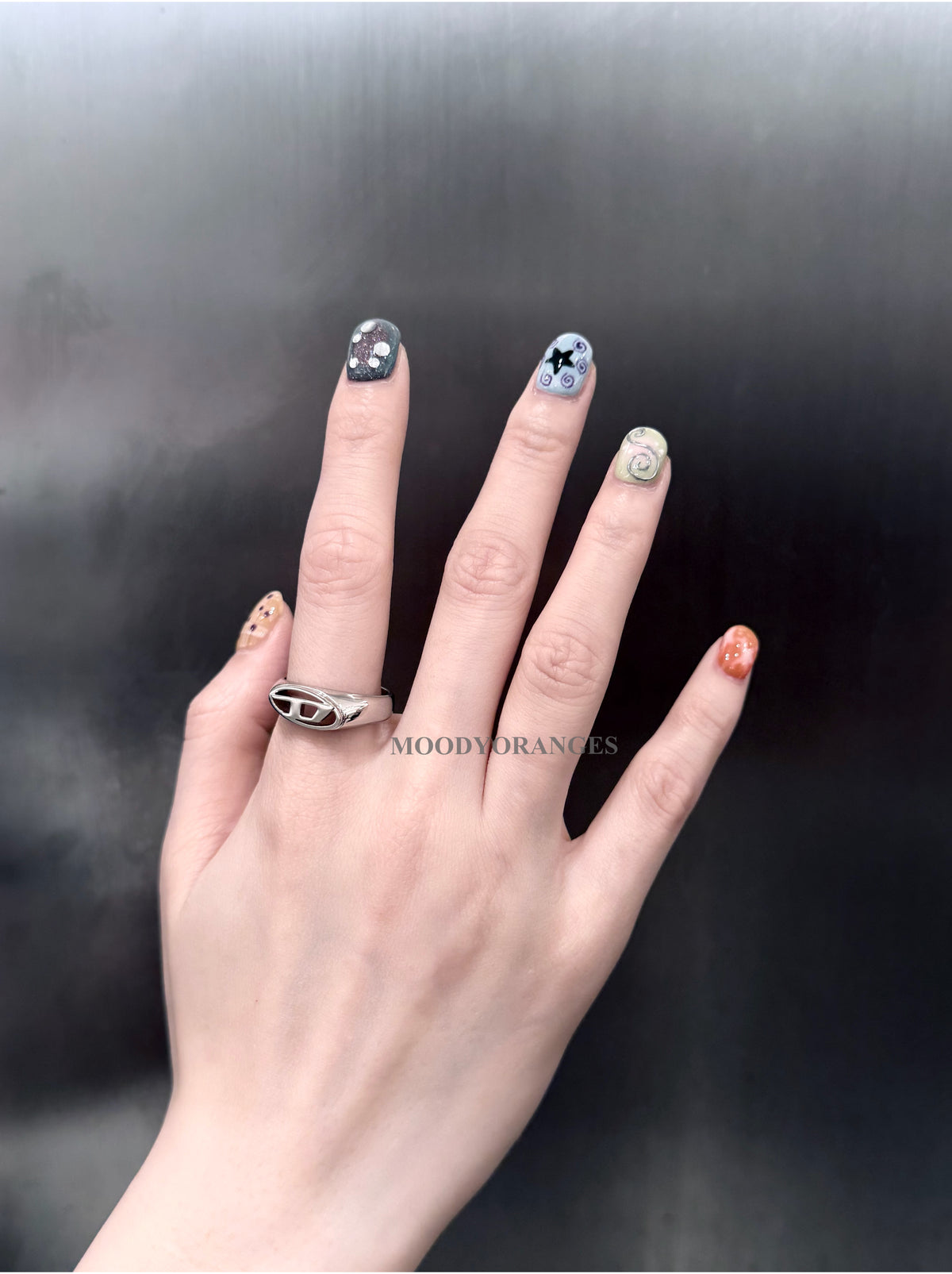 Diesel Stainless Steel Signet Ring