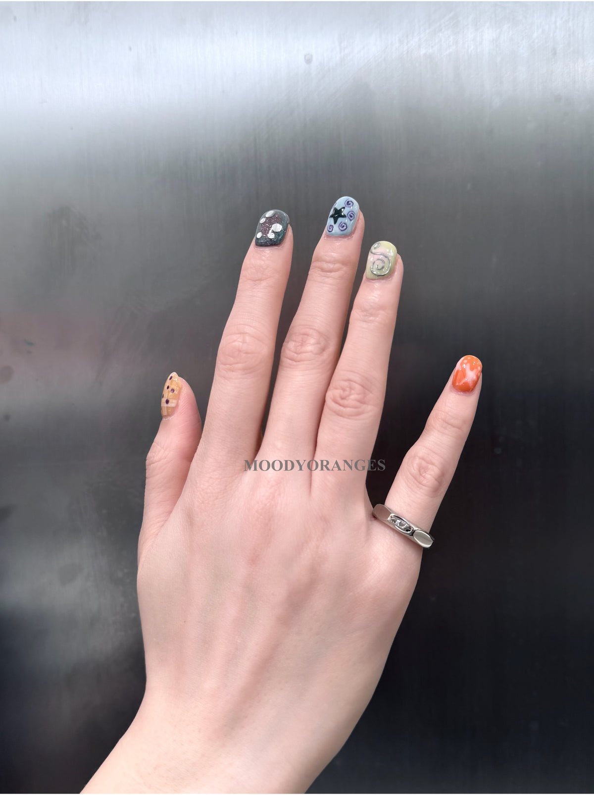 Diesel Stainless Steel Band Ring