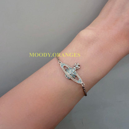 Vivienne Westwood Mini Bas Relief Aqua Accessories
