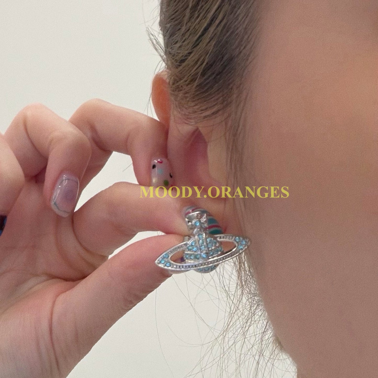 Vivienne Westwood Mini Bas Relief Aqua Accessories