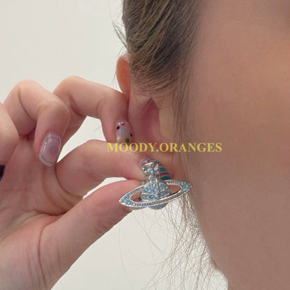 Vivienne Westwood Mini Bas Relief Aqua Accessories