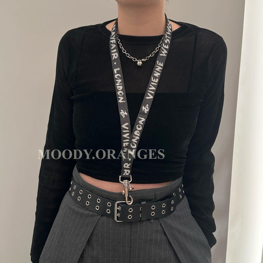 Vivienne Westwood Logo Print Keyring