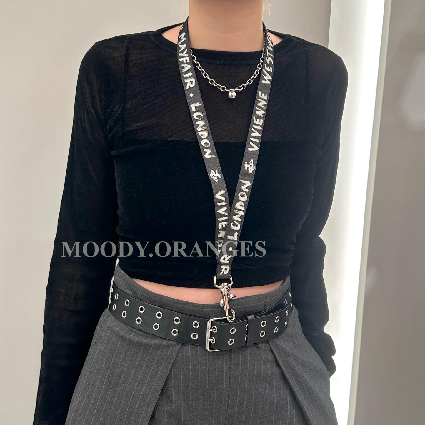 Vivienne Westwood Logo Print Keyring