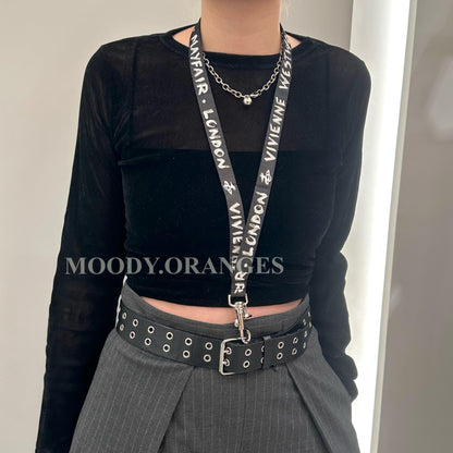 Vivienne Westwood Logo Print Keyring