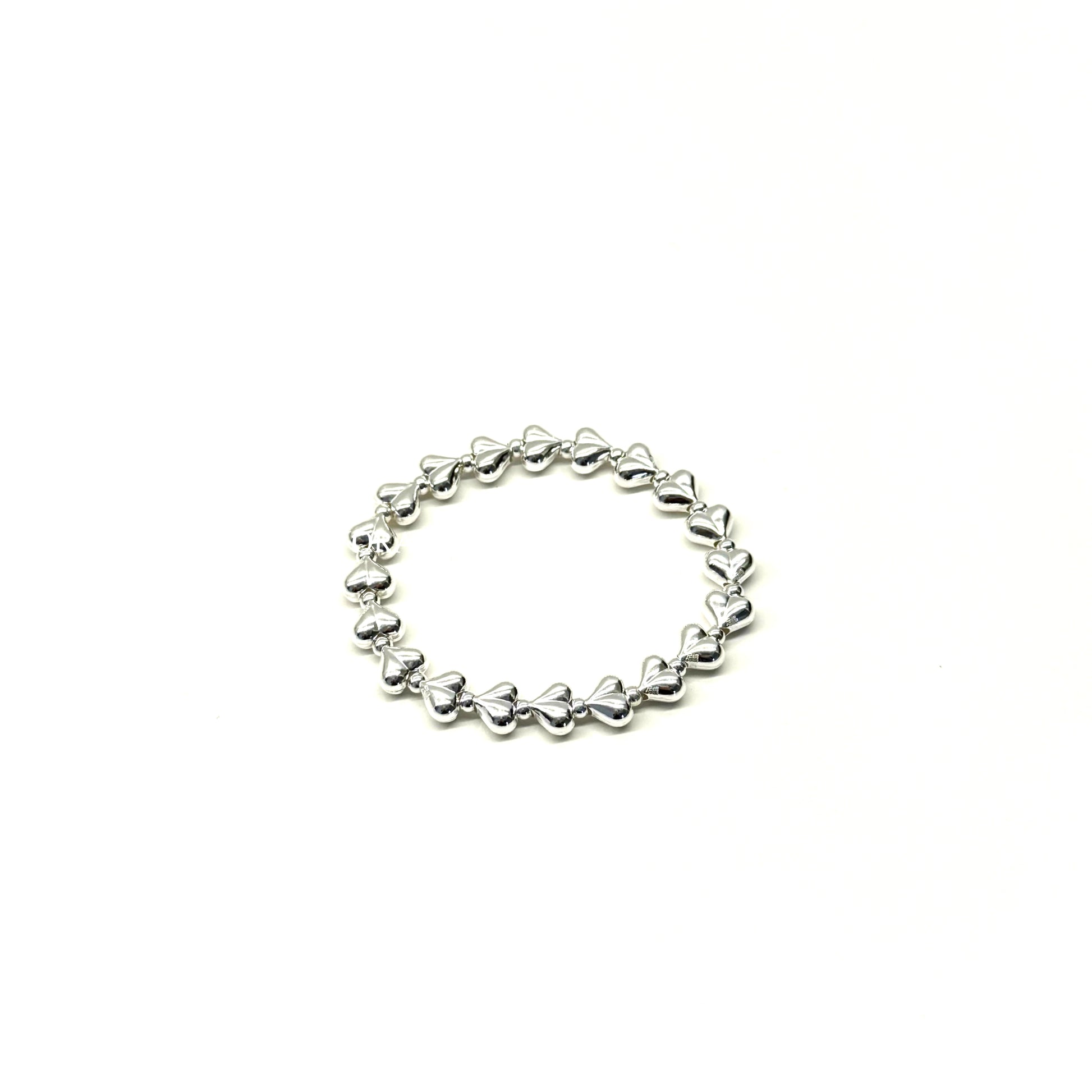 Silver 925 - Heart Bracelet - MOODY ORANGES