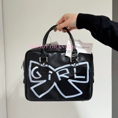 COMME des GARÇONS Girl Fight with Love Ribbon Bag