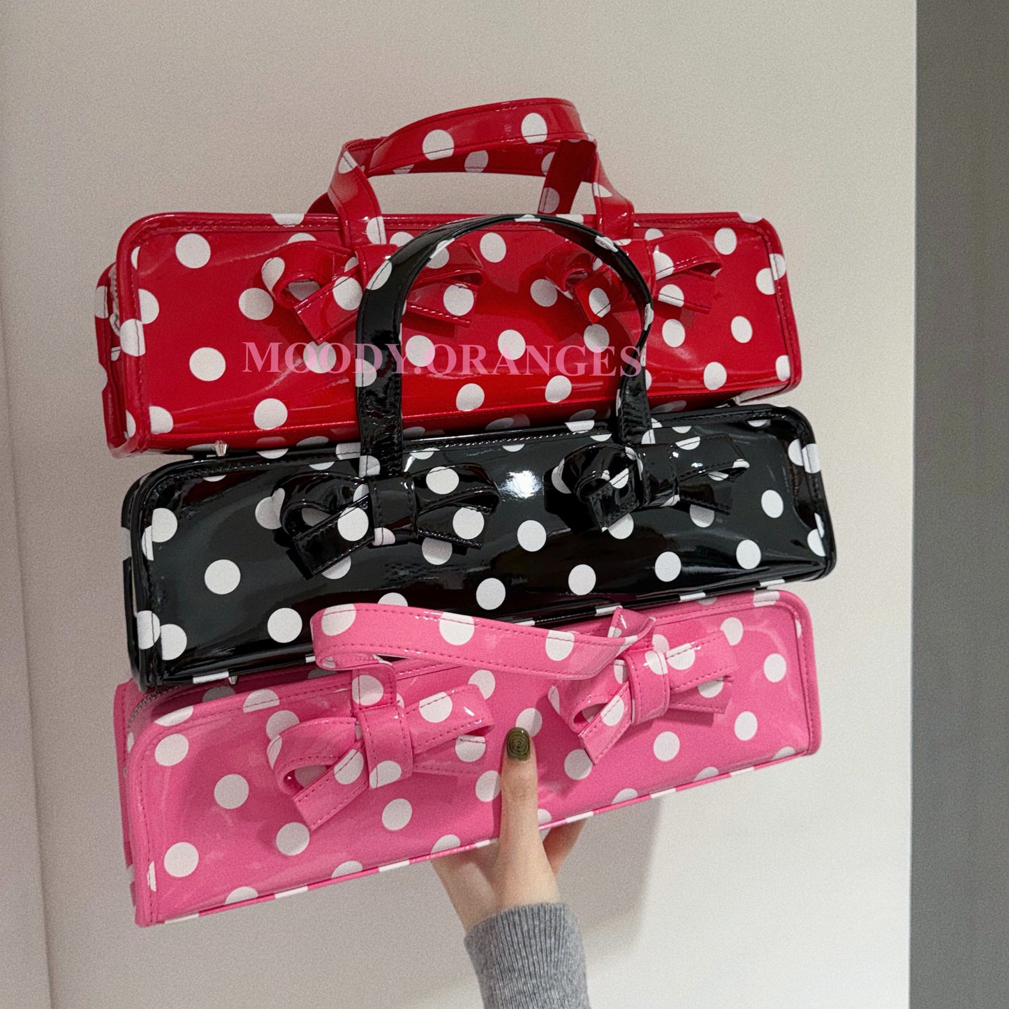 COMME des GARÇONS Girl Dotted Baguette Bag