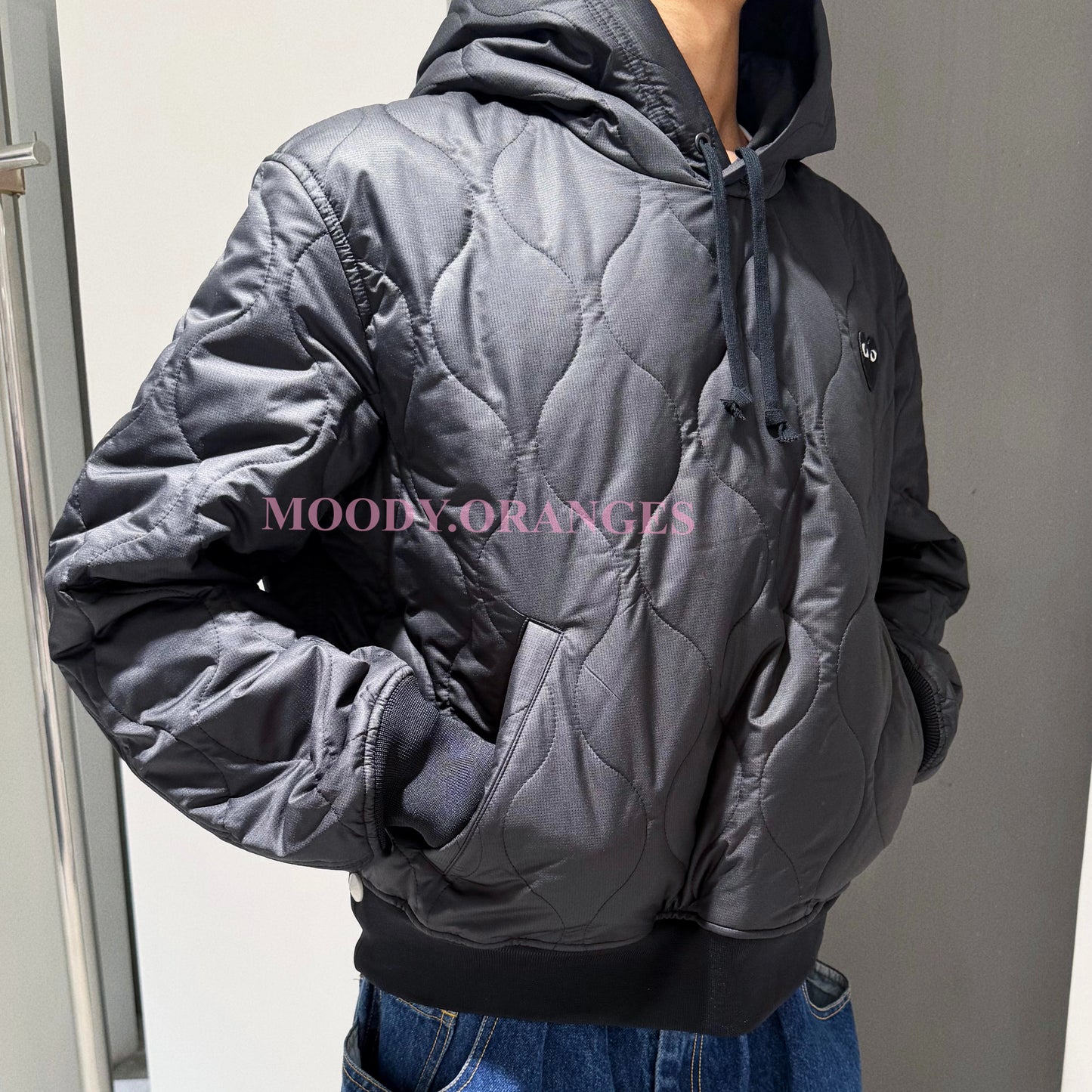 Quilted hoodie