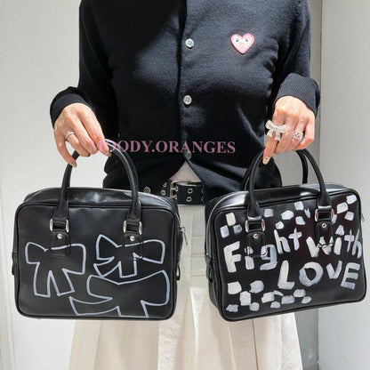 COMME des GARÇONS Girl Fight with Love Ribbon Bag