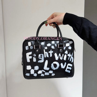 COMME des GARÇONS Girl Fight with Love Ribbon Bag