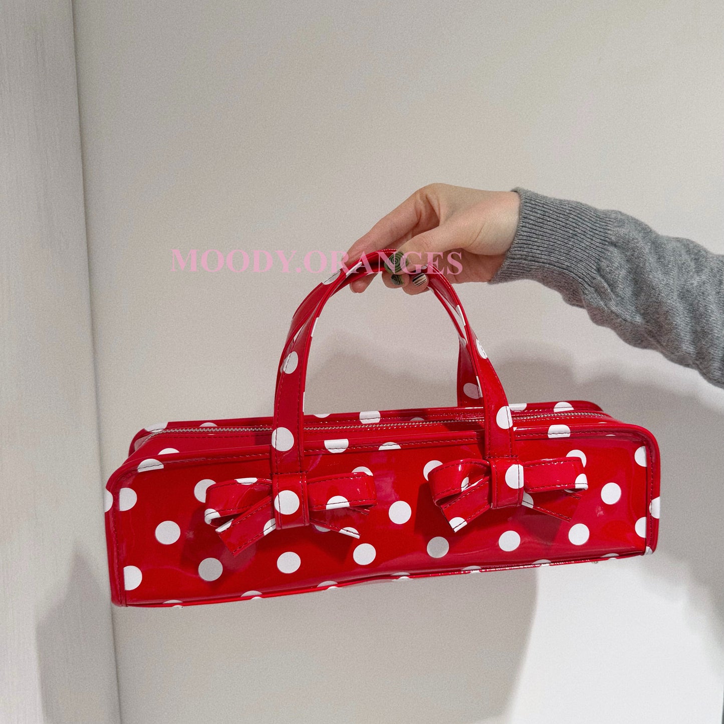 COMME des GARÇONS Girl Dotted Baguette Bag